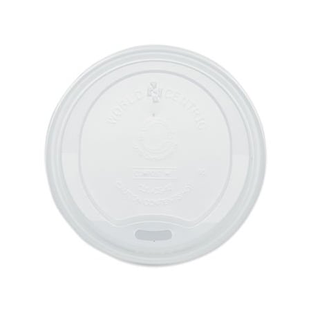 Worldcentr World Cent, HOT CUP LIDS, FITS 10-20 OZ CUPS, WHITE, 1000PK CULCS12